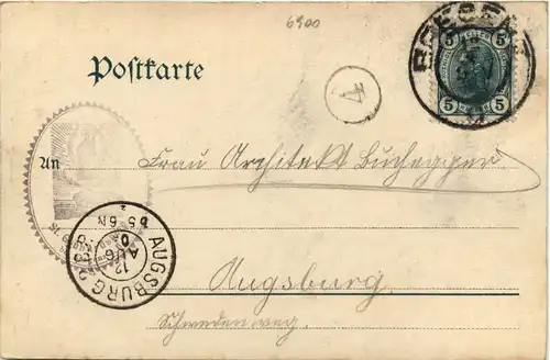 Bregenz, Pfarrkirche und Aufgang zum Kloster -347182