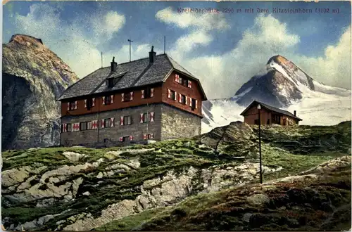 Krefelder Hütte mit dem Kitzsteinhorn -347342