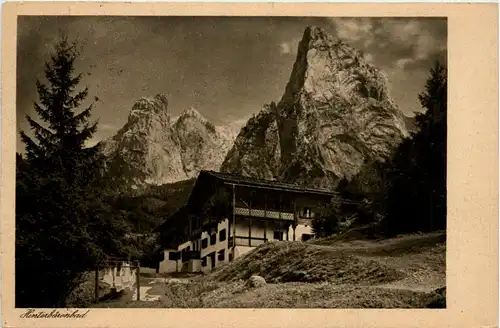 Hinterbärnbad mit dem wilden Kaiser -346260