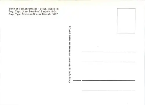 Berlin, Berliner Verkehrsmittel - Strab. -345930