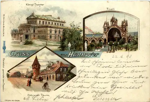 Gruss aus Hannover - Litho -414322