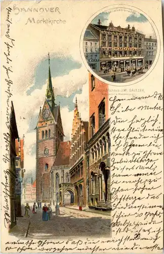 Gruss aus Hannover - Litho -414414