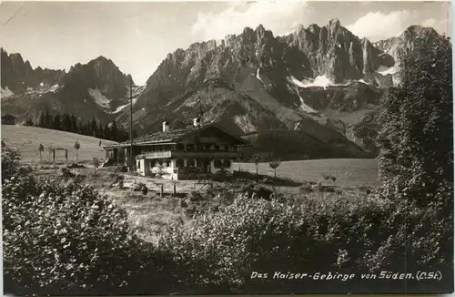 Das Kaisergebirge von Süden -346250