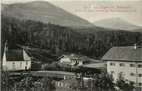 Achensee, Gruss aus Hagen im Achenwald -347796