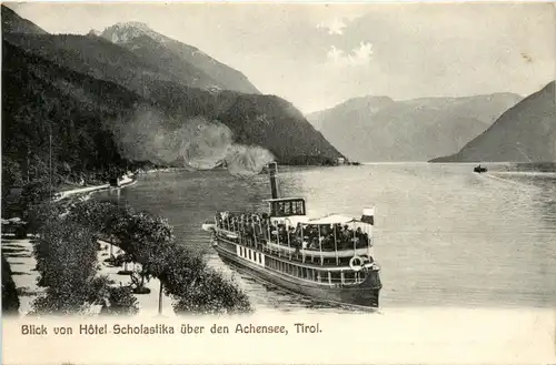 Achensee, Blick von Hotel Scholastika -346390