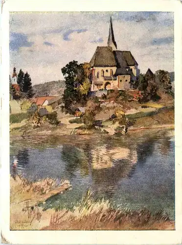 Maria Wörth, Aquarell -346798