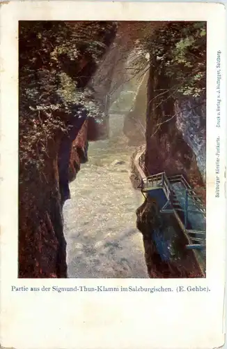 Zell am See, Partie aus der Sigmund-Thun-Klamm -347432