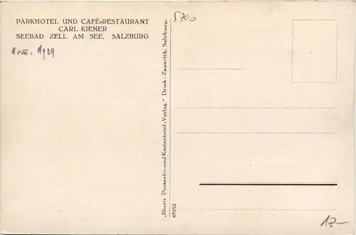 Zell am See, Parkhotel Carl Kiener -347674