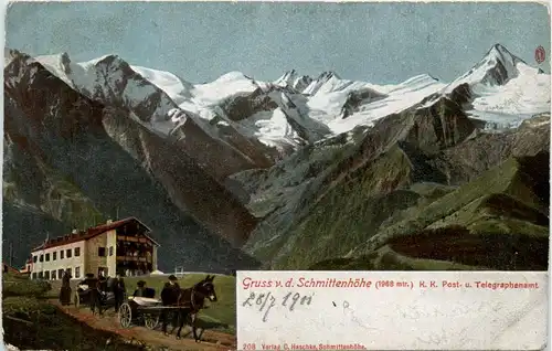 Zell am See, Gruss von der Schmittenhöhe -347694