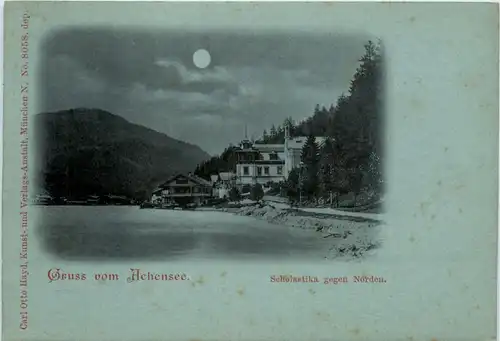 Achensee, Hotel Scholastika gegen Norden -346490