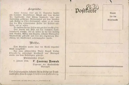 Mariazell, Ursprung -347050