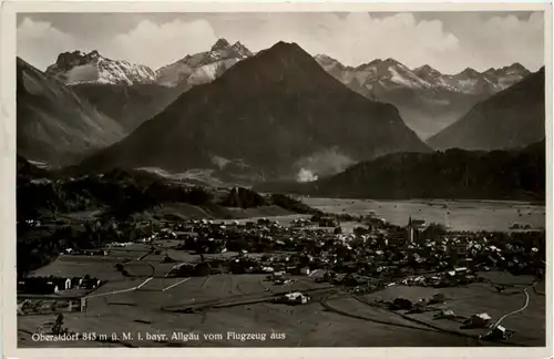 Oberstdorf, vom Flugzeug aus -348528