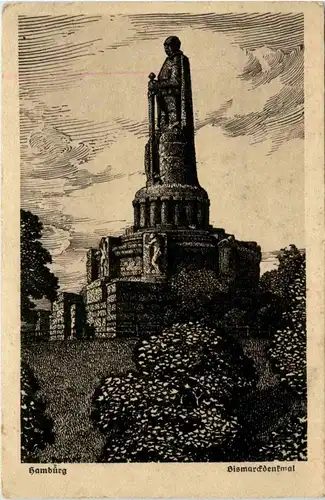 Hamburg - Bismarckdenkmal -415468