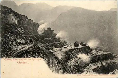 Eisenerz, Erzbergbau während der Sprengzeit -348808