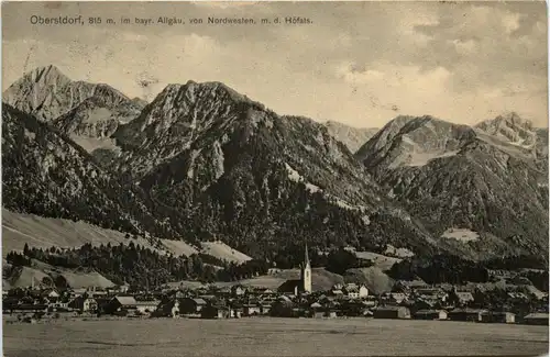Oberstdorf, von Nordwesten m.d. Höfats -348560
