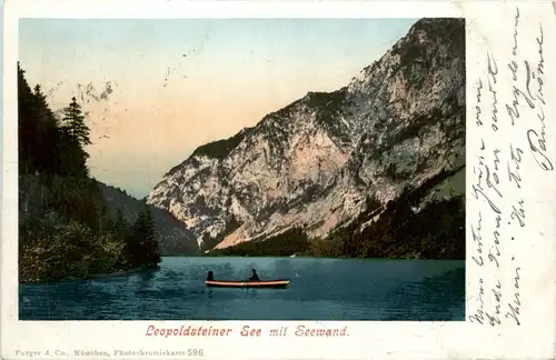 Eisenerz, Leopoldsteinersee mit Seewand -349190