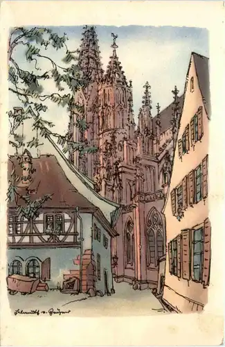 Freiburg i.Br., alte Münsterbauhütte -348234