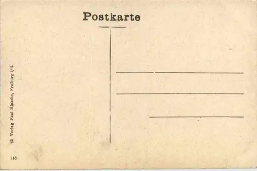 Freiburg i.Br., Kaiserstrasse mit Martinstor und Freiburger Zeitung -348272