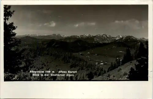 Aflenz, Bürgeralpe, Blick in die Eisenerzer Alpen -349796