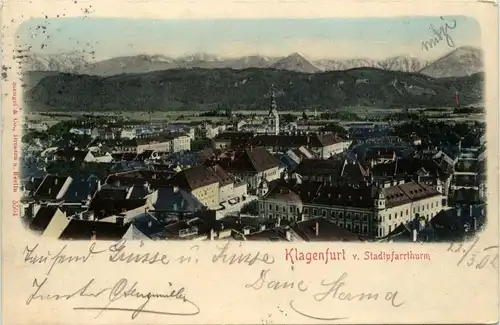 Klagenfurt, vom Stadtpfarrturm -348324