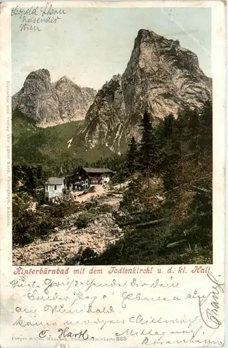 Hinterbärenbad, mit Totenkirchl und d.kl.Halt -350088