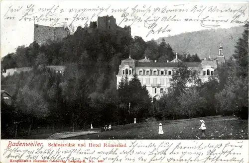 Badenweiler - Schlossruine -416486