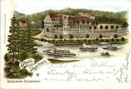 Heidelberg-Schlierbach - Gruss vom Jägerhaus -416540