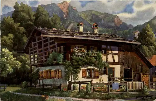 Oberstdorf, Trettachhäusl -350326