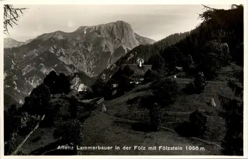 Aflenz, Lammerbauer in der Fölz mit Fölzstein -349552