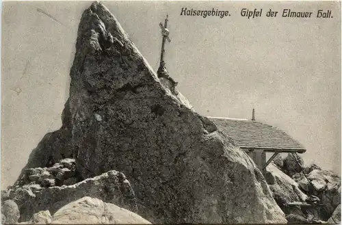 Kaisergebirge, Gipfel der Ellmauer Halt -350594