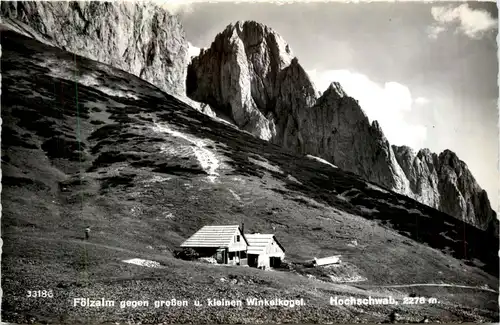 Flzalm gegen gr. und kl. Winkelkogel, Hochschwab -349890