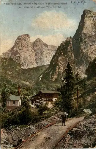 Hinterbärenbad, mit Totenkirchl und d.kl.Halt, Anton Karghaus -350092