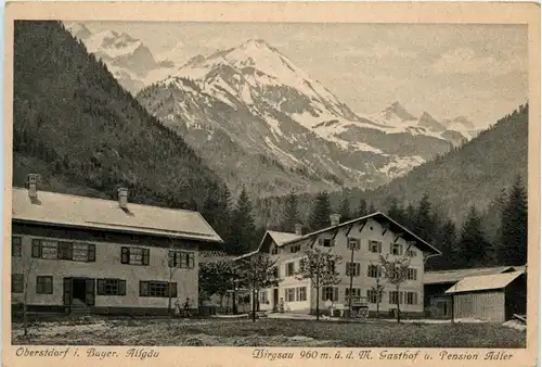 Oberstdorf, Birgsau, Gasthaus z. Adler -350450