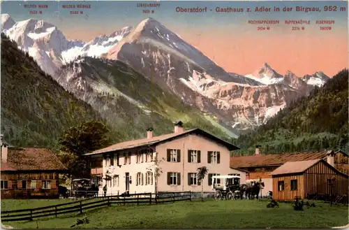 Oberstdorf, Birgsau, Gasthaus z. Adler -350448