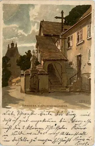 Bregenz Capuzinerkloster - Litho -419412