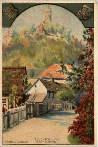 Seitenroda - Leuchtenburg - Litho -419666