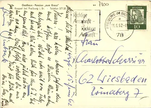 Kappel bei Freiburg - Gasthaus zum Kreuz -419684