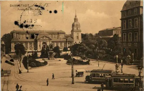 Darmstadt - Paradeplatz - Strassenbahn -419866