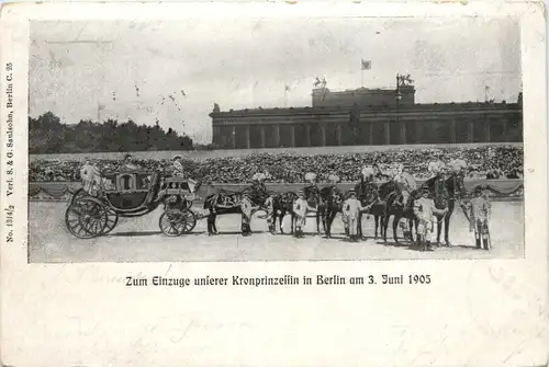 Berlin - Einzug Herzogin Cecilie 1905 -421430