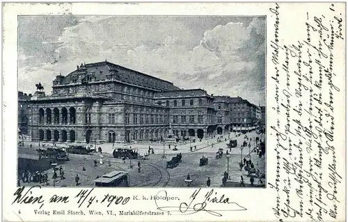 Wien - K. K. Hofoper -7298