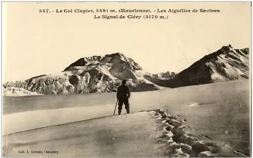 Le Col Clapier - Les Aiguilles de Savines -8054