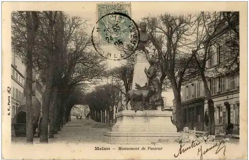 Melun - Monument de Pasteur -8164