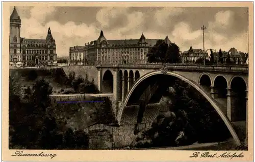 Luxembourg - Le Pont Adolphe -7738