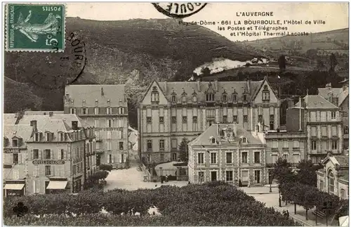 La Bourboule - L Hotel de Ville les Postes et Telegraphes -8080