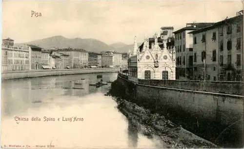 Pisa - Chiesa della Spina e Lung Arno -43212