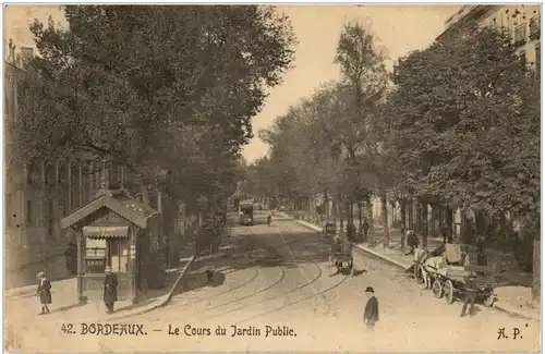 Bordeaux - Le Cours du Jardin Public -8122