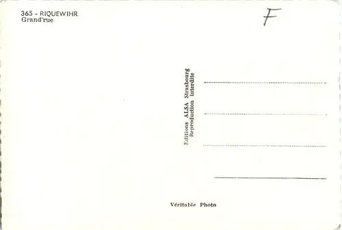 Riquewihr - Grand rue -43292