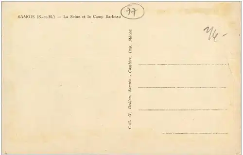 Samois - La Seine et le Camp Barbeau -8188