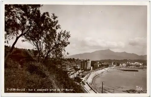 St. Jean de Luz - vue d ensemble prise de Ste Barbe -8688