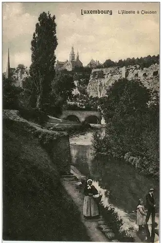 Luxemburg - L Alzette a Clausen -7752